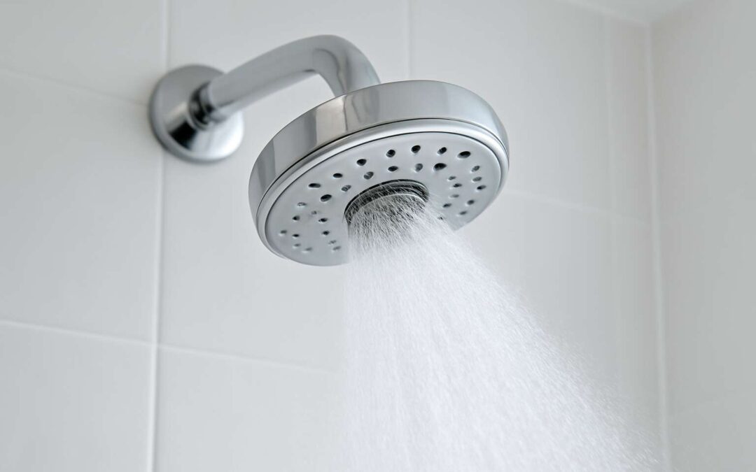 Upgrade Your Shower with a water saving device in shower head for less water waste.