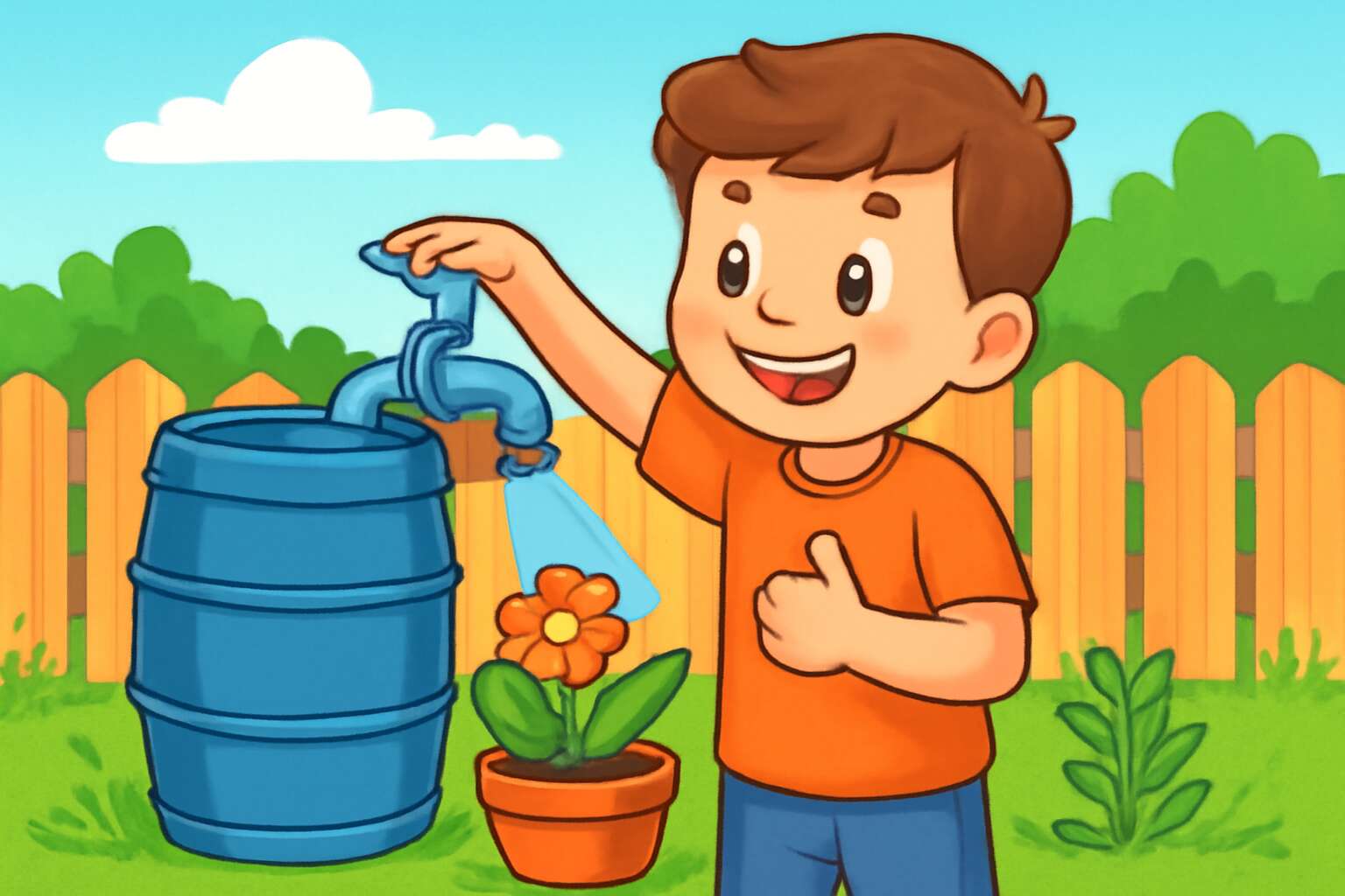 water saving for kids