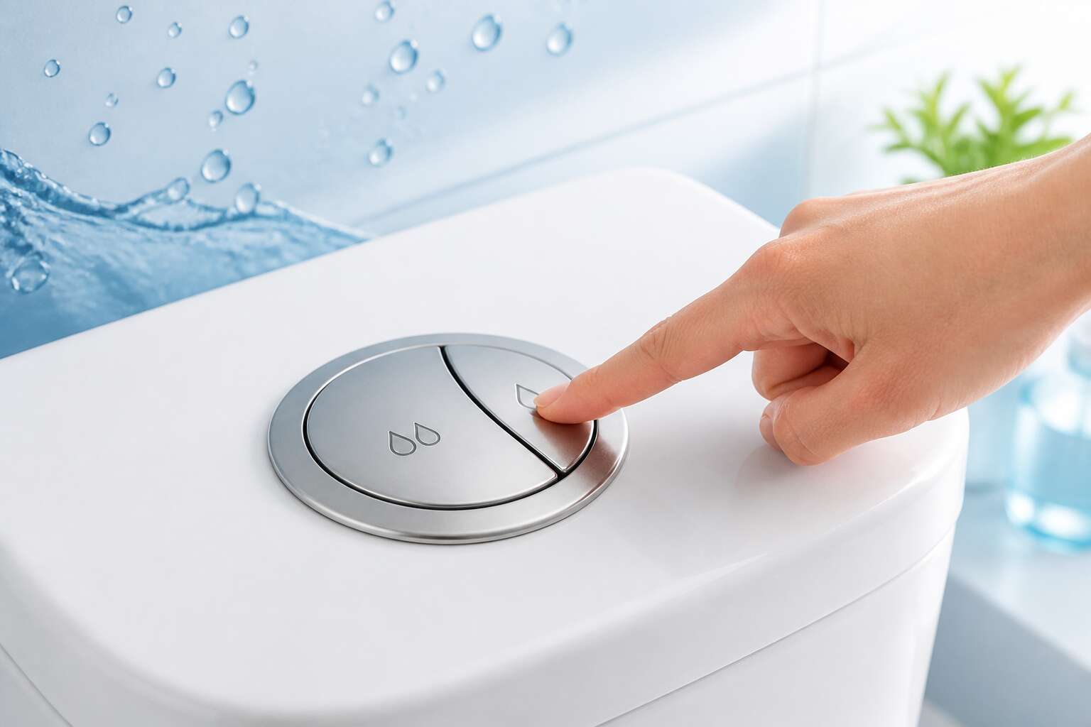 water saving flush