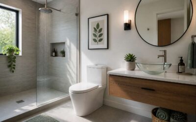 Upgrade to Water Saving Bathroom Fixtures for Lower Bills and a Greener Home.